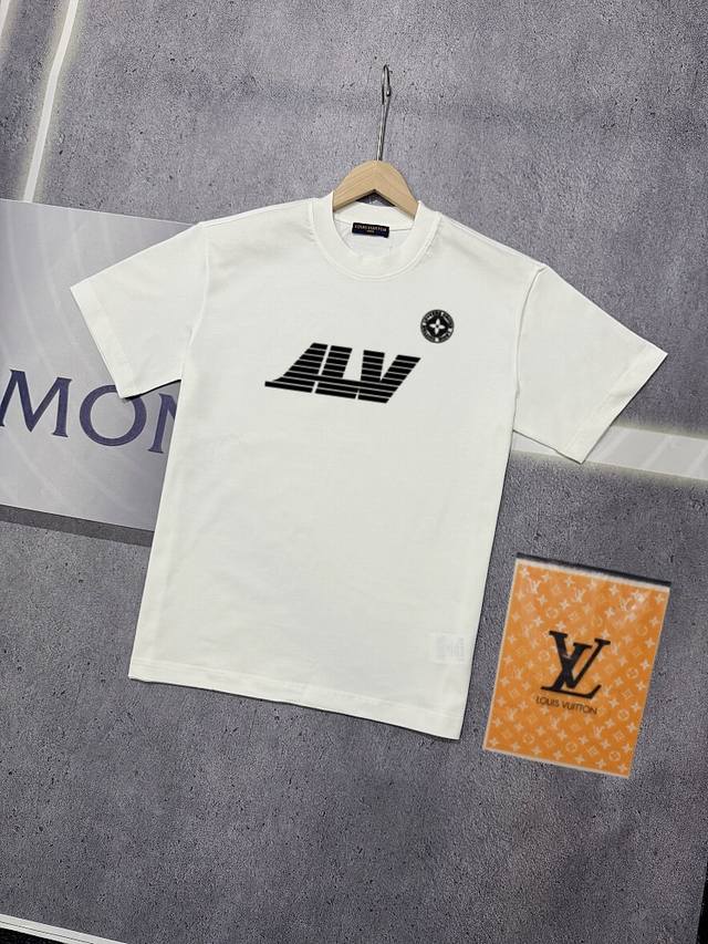 Real shot of Nfc chip sensor Louis Vuitton short-sleeved T-shirt Lv Donkey brand