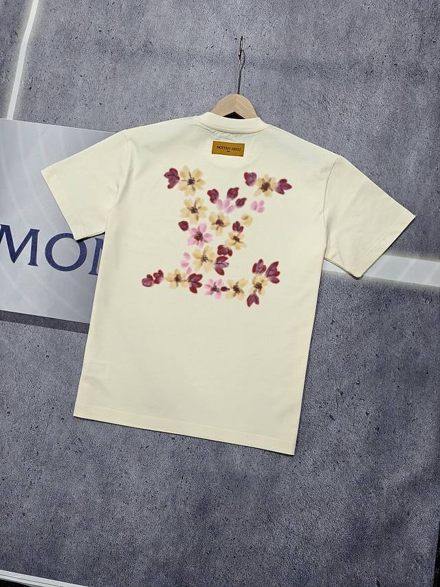 Real shot of Nfc chip sensor Louis Vuitton short-sleeved T-shirt Lv Donkey brand
