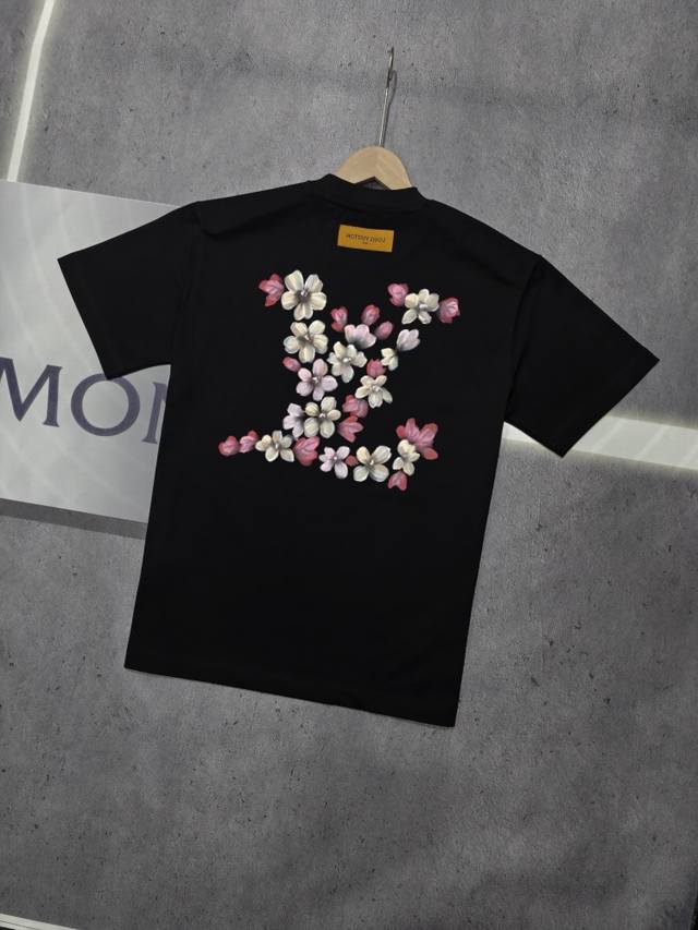 Real shot of Nfc chip sensor Louis Vuitton short-sleeved T-shirt Lv Donkey brand