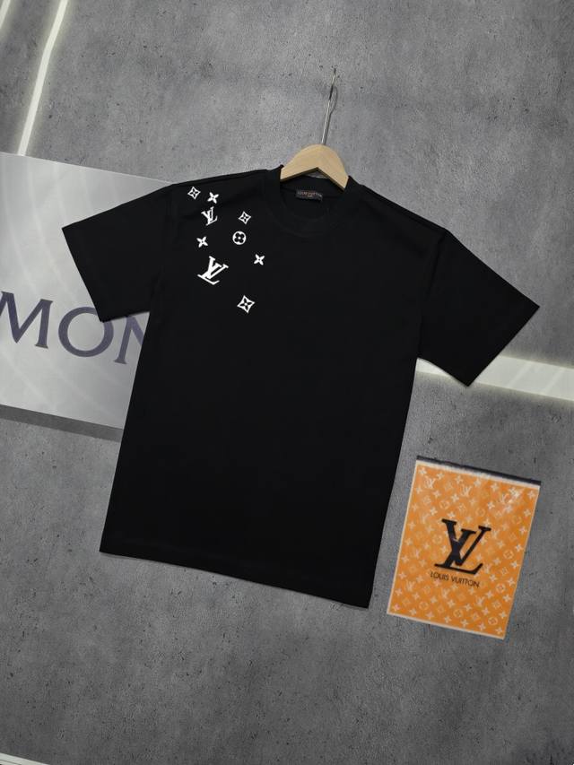 Real shot of Nfc chip sensor Louis Vuitton short-sleeved T-shirt Lv Donkey brand