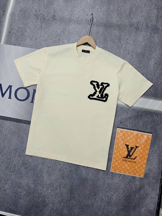 Real shot of Nfc chip sensor Louis Vuitton short-sleeved T-shirt Lv Donkey brand