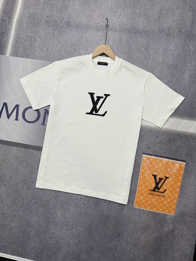 Real shot of Nfc chip sensor Louis Vuitton short-sleeved T-shirt Lv Donkey brand