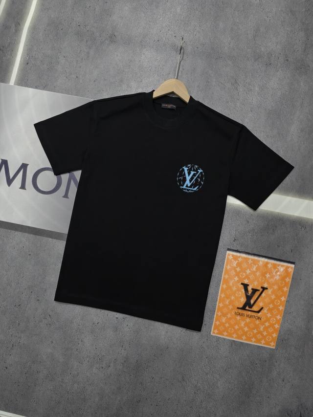 Real shot of Nfc chip sensor Louis Vuitton short-sleeved T-shirt Lv Donkey brand