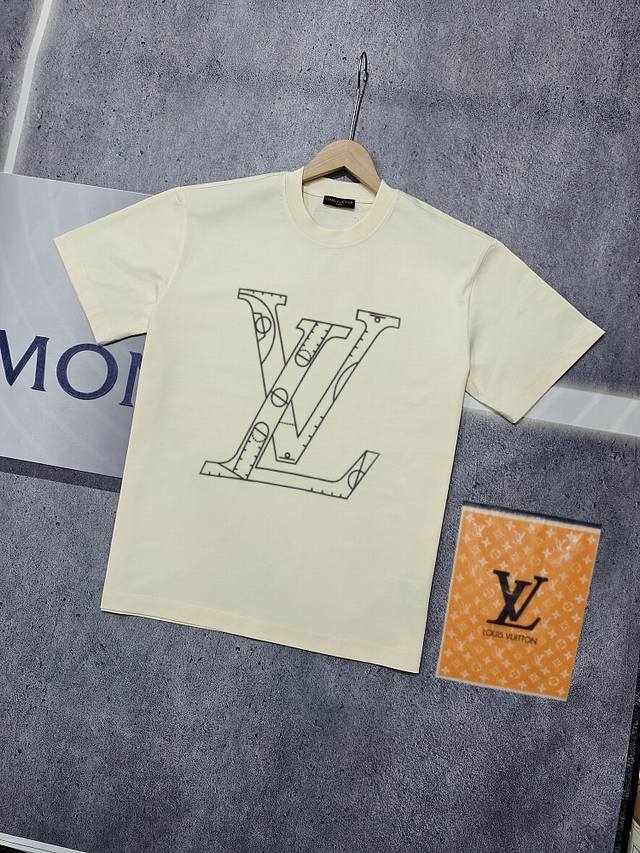 Real shot of Nfc chip sensor Louis Vuitton short-sleeved T-shirt Lv Donkey brand