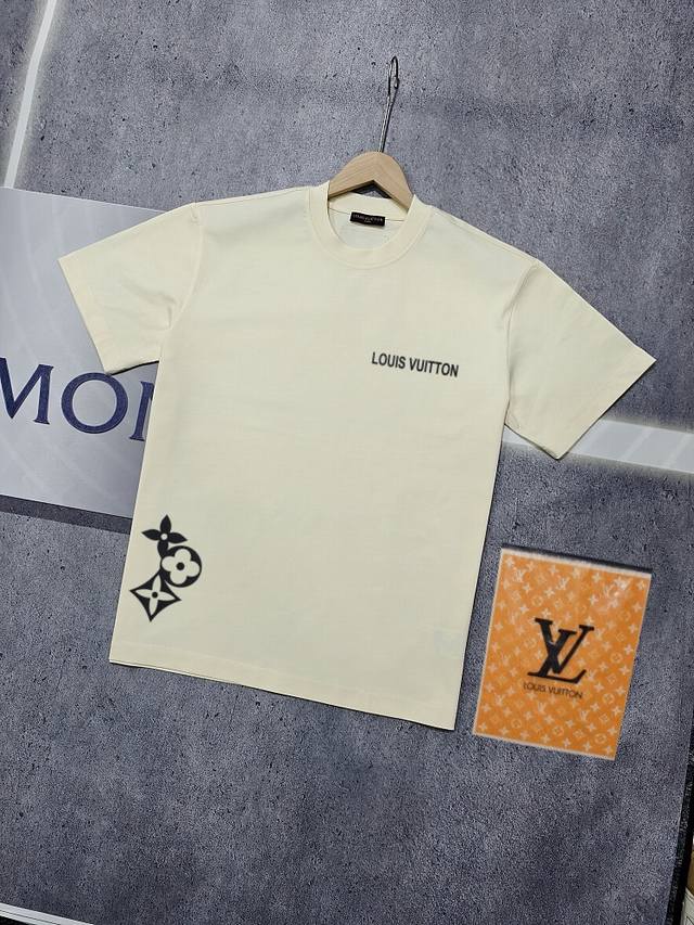 Real shot of Nfc chip sensor Louis Vuitton short-sleeved T-shirt Lv Donkey brand