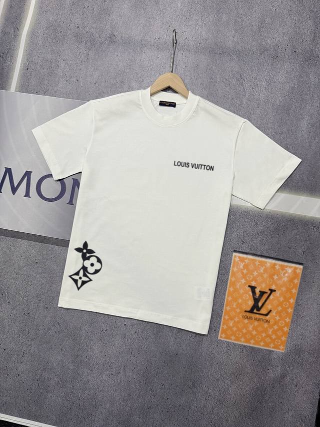 Real shot of Nfc chip sensor Louis Vuitton short-sleeved T-shirt Lv Donkey brand