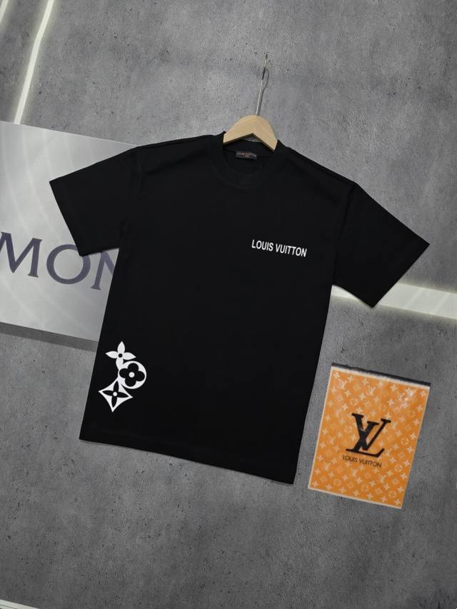 Real shot of Nfc chip sensor Louis Vuitton short-sleeved T-shirt Lv Donkey bran