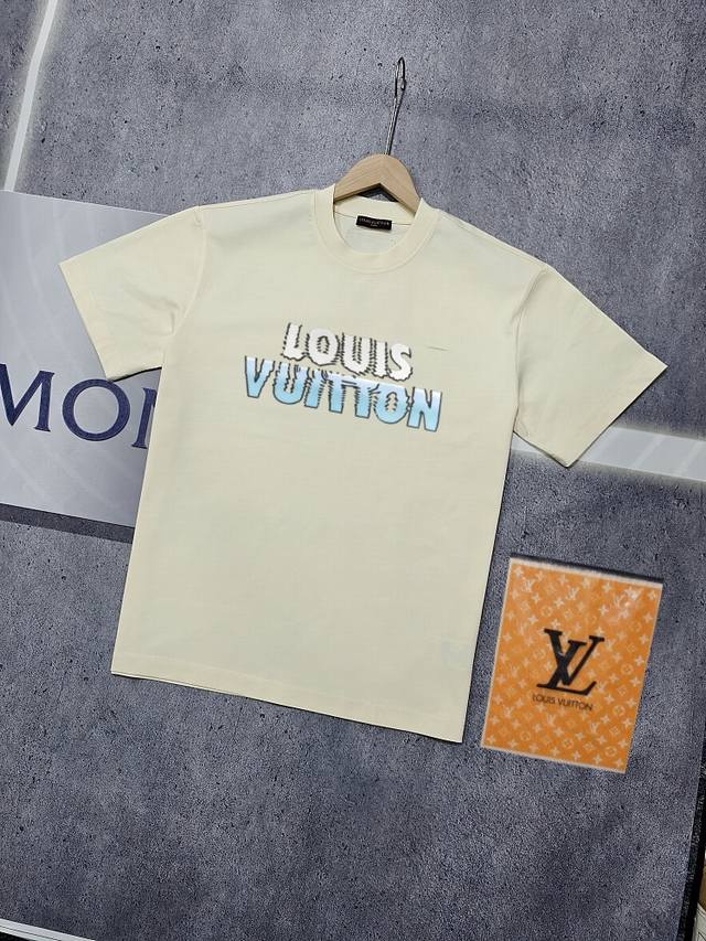 Real shot of Nfc chip sensor Louis Vuitton short-sleeved T-shirt Lv Donkey brand