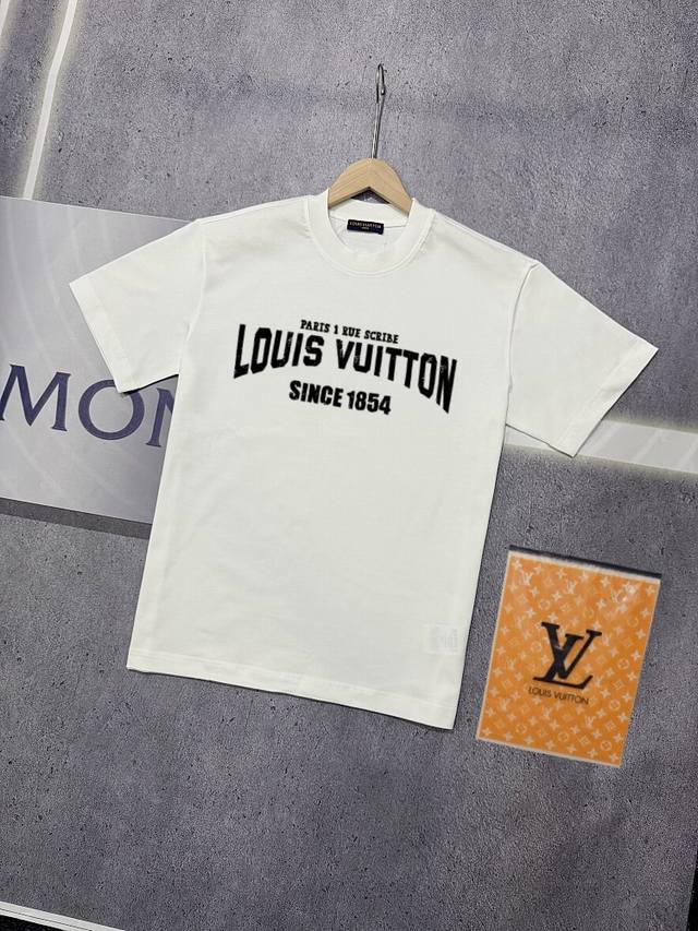 Real shot of Nfc chip sensor Louis Vuitton short-sleeved T-shirt Lv Donkey brand