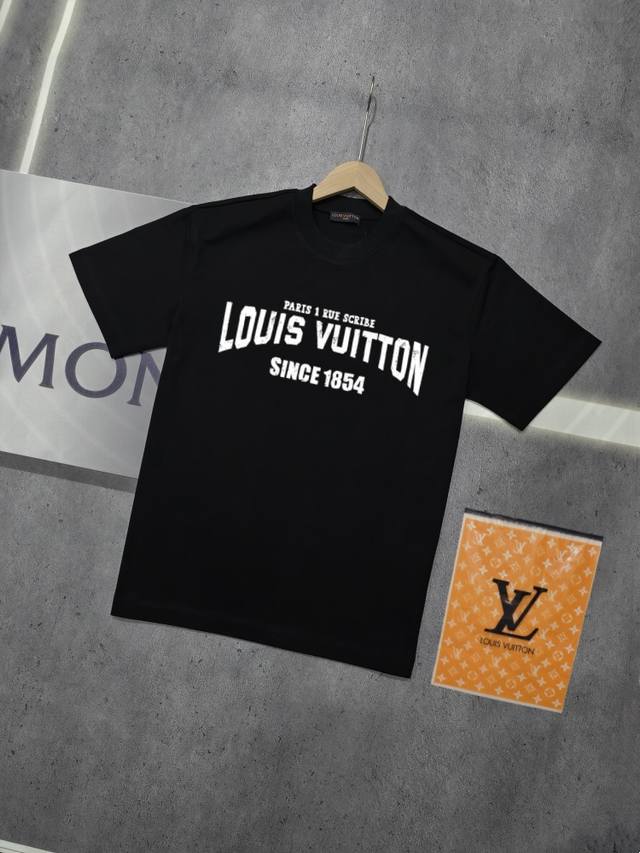 Real shot of Nfc chip sensor Louis Vuitton short-sleeved T-shirt Lv Donkey brand