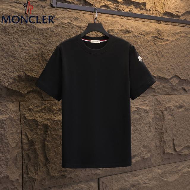 Real shot of Nfc chip induction Moncler short-sleeved T-shirt 2025 counter simul