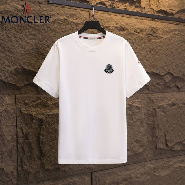 Real shot of Nfc chip sensor Moncler short-sleeved T-shirt 2025 counter simulta
