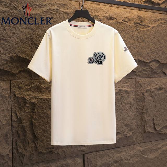 Real shot of Nfc chip sensor Moncler short-sleeved T-shirt 2025 counter simulta