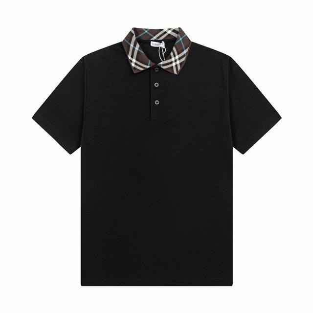 Brand: Burberry Fabric: Pure Cotton Mercerized Pique Weight: 230 Color: Black, b