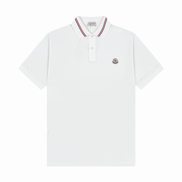 Brand: Moncler Fabric: original cotton pique fabricWeight: 230 Color: black, whi