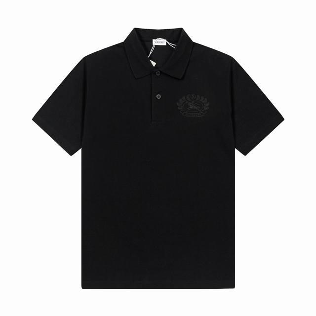 Brand: Burberry Fabric: pure cotton mercerized pique Weight: 260 Color: black wh