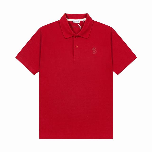 Brand: Burberry Fabric: pure cotton mercerized pique Weight: 260 Color: red brow