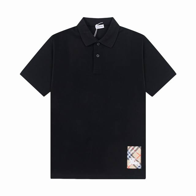 Brand: Burberry Fabric: Pure Cotton Mercerized Pearl Weight: 250 Color: Black Kh