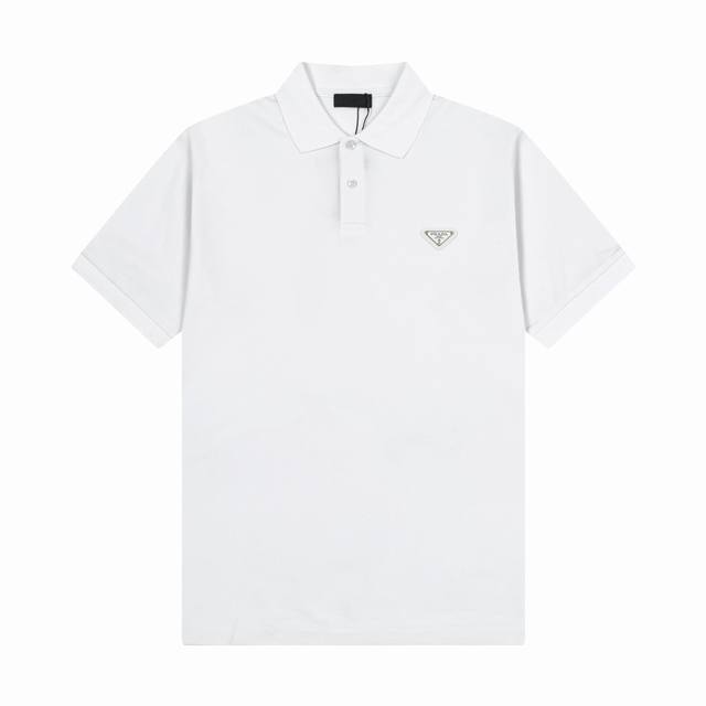 Brand: Prada Fabric: Pure cotton mercerized pique Weight: 230 Color: Black, Whit