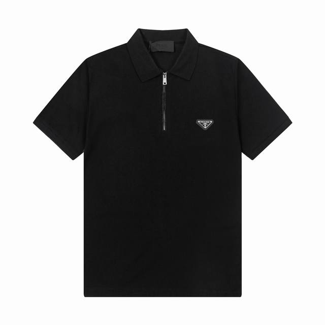Brand: Prada Fabric: Pure cotton mercerized pique Weight: 230 Color: Black and w