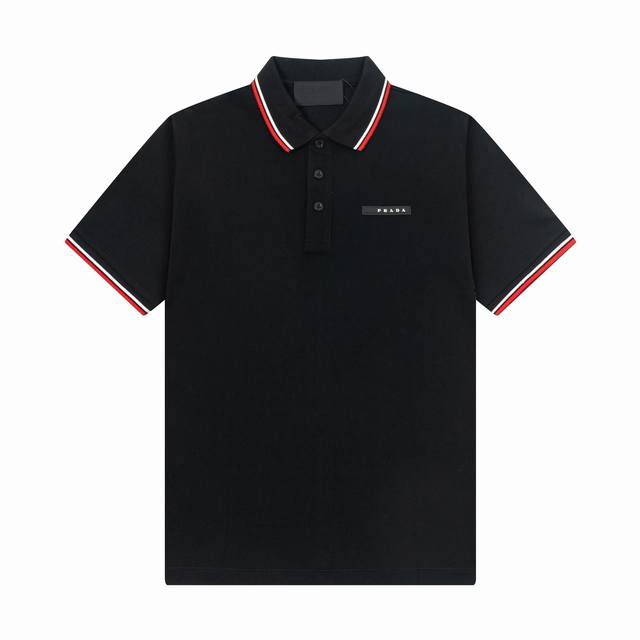 Brand: Prada Fabric: Pure cotton mercerized pique Weight: 230 Color: Black and w