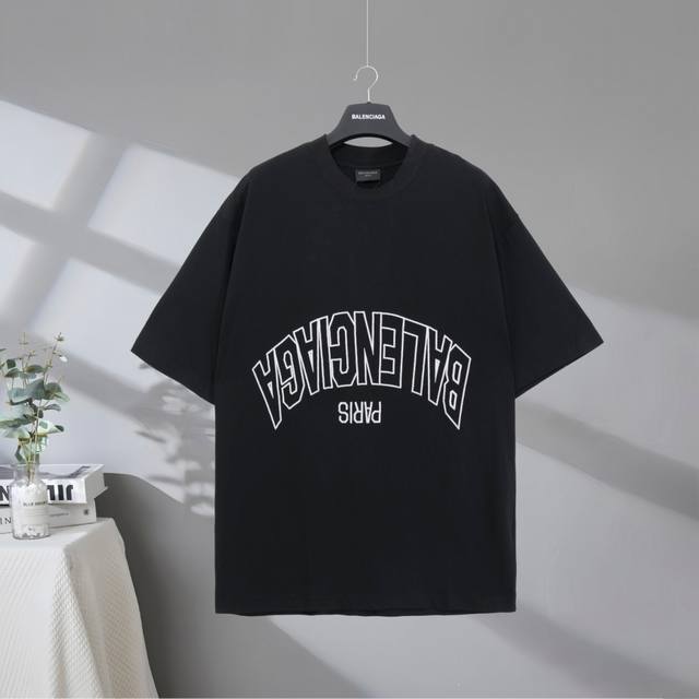 B207# Top quality in the market Balenciaga 2025Ss mirrored inverted letter embro