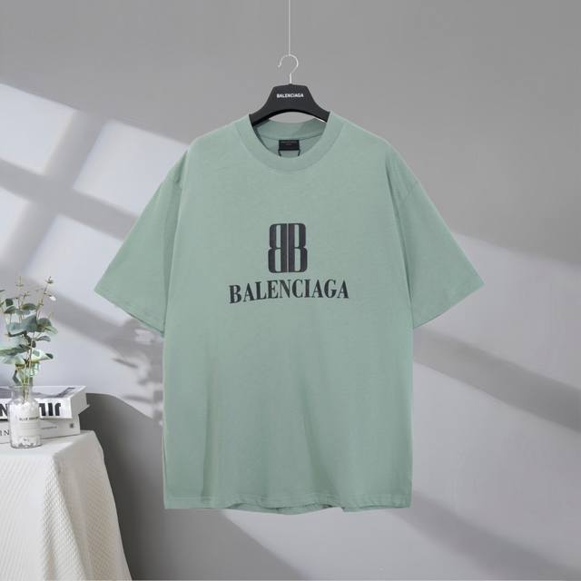 B202# Top quality in the market Balenciaga 2025Ss double B letter printed short-