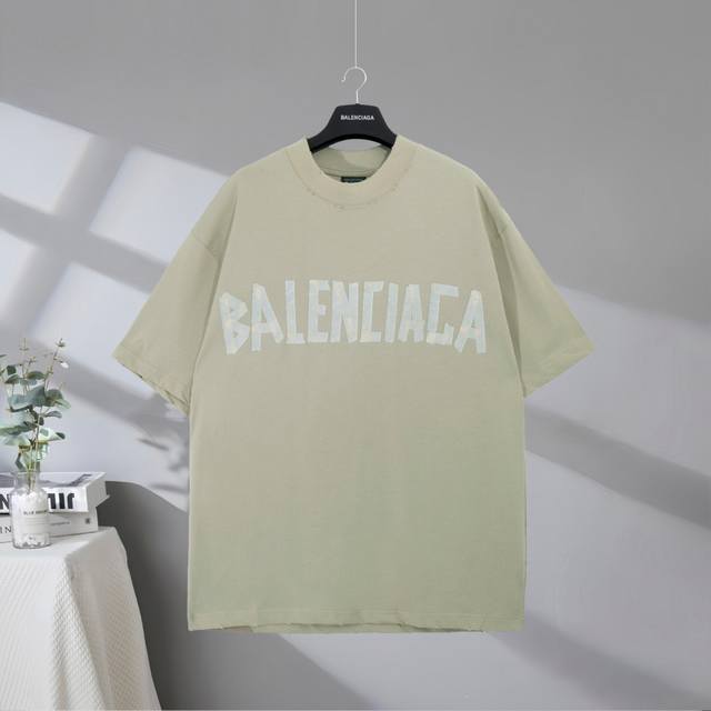 B76# Top quality in the market Balenciaga 2025Ss masking paper letter tape worn