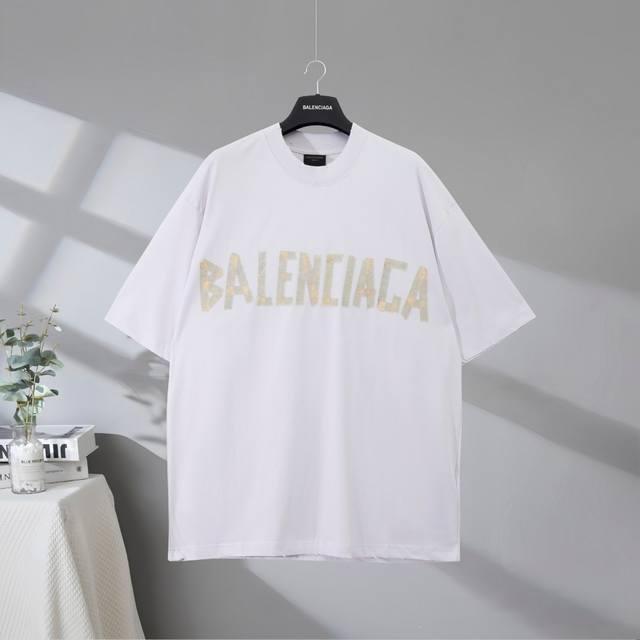B76# Top quality in the market Balenciaga 2025Ss masking paper letter tape worn
