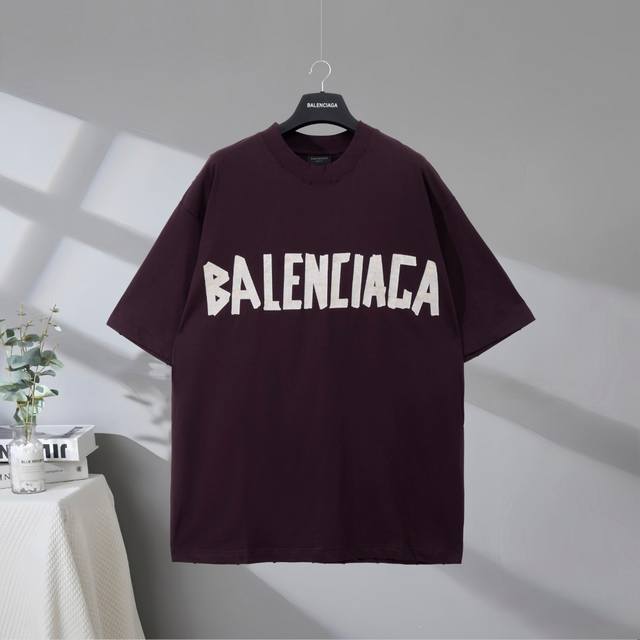 B76# Top quality in the market Balenciaga 2025Ss masking paper letter tape worn