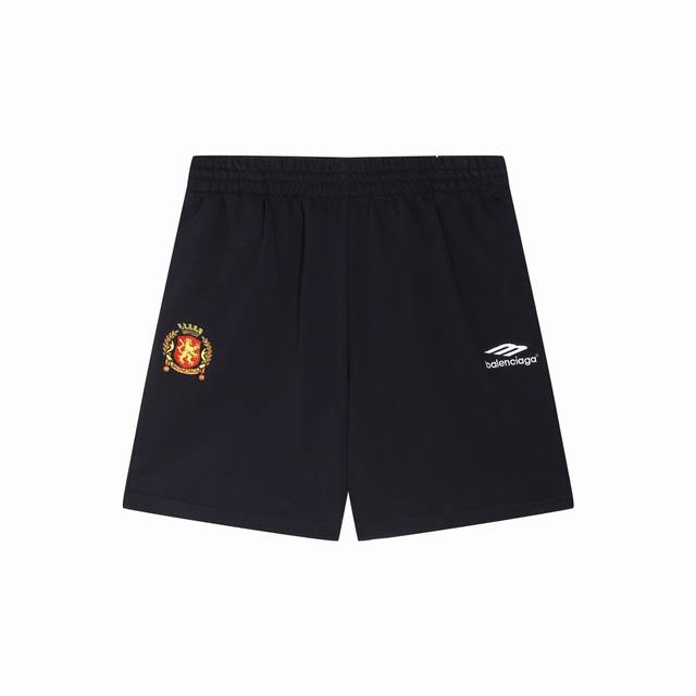 D001# Joint Manchester United Embroidered Cotton Knitted Shorts for Men and Wome