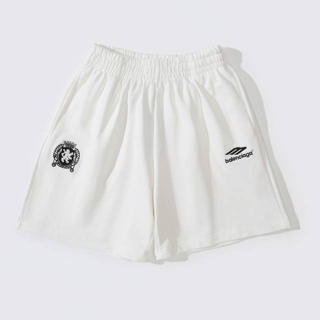 D001# Joint Manchester United embroidered cotton knitted shorts for men and wome