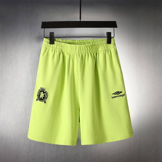 D001# Joint Manchester United embroidered cotton knitted shorts for men and wome