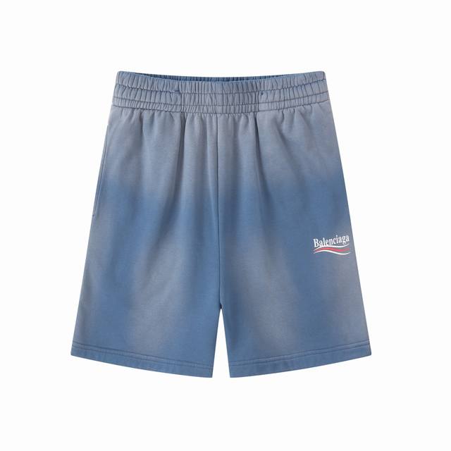 010# Classic Coke Print Washed Distressed Shorts Beach Pants Sweatpants Sweatpan