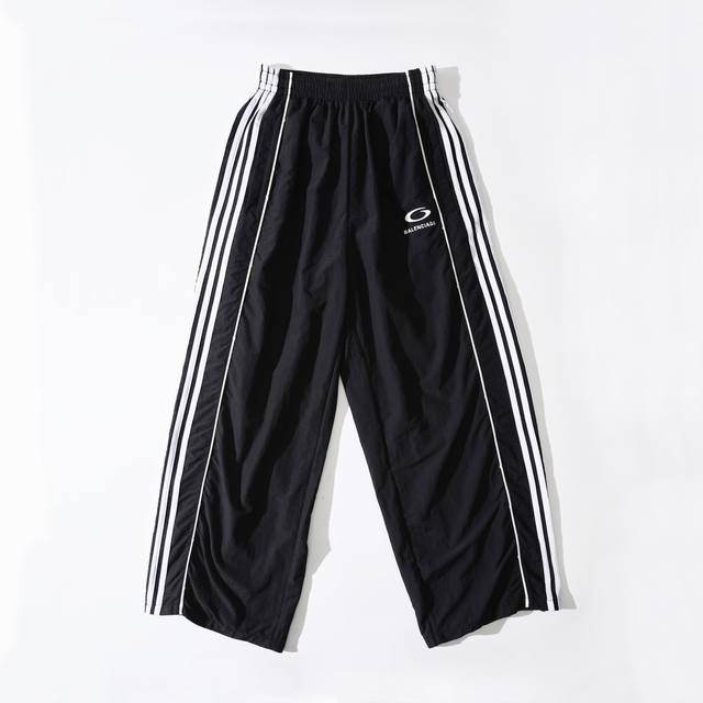 C027# Quick-drying sports pants fabric embroidery inner mesh zipper trousers swe