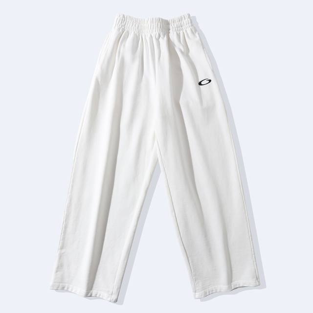 C017# New Loop Sports Icon Embroidered Logo Washed Distressed Trousers Sweatpant