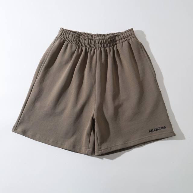34104# Small English letters embroidered shorts beach pants shorts Color: black,