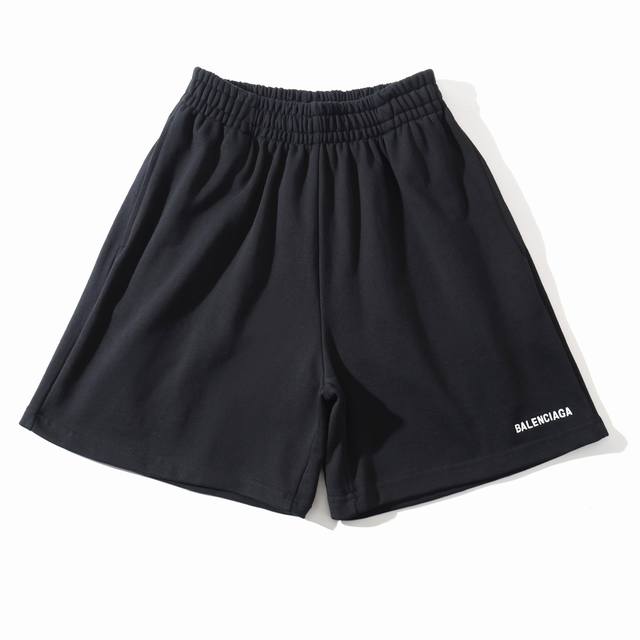 34104# Small English letters embroidered shorts beach pants shorts Color: black,