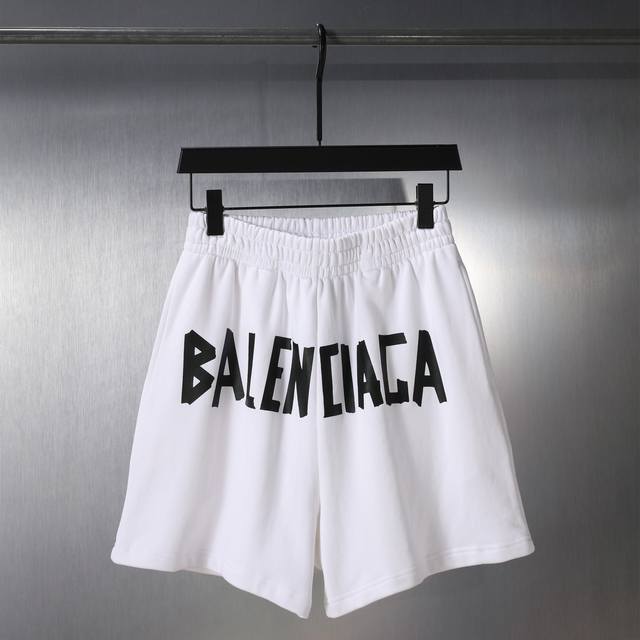 34107# Explore Hope Masking Tape Letter Shorts Printed Shorts Beach Pants Sweatp