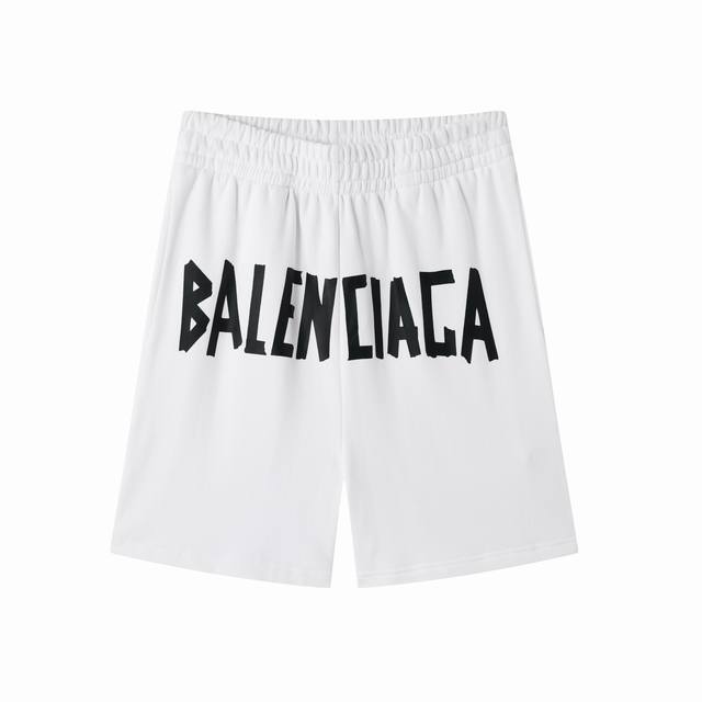 34107# Explore Hope Masking Tape Letter Shorts Printed Shorts Beach Pants Sweatp