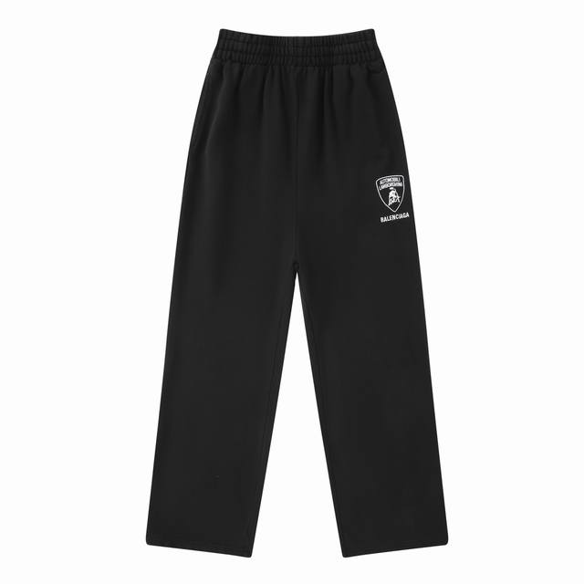 C018# Early spring new Loop Sports Icon embroidered logo washed distressed trous