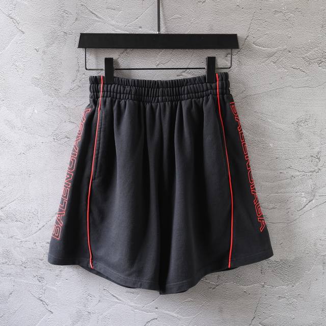 D019# Manchester United series hollow red letter embroidered sweatpants sports s