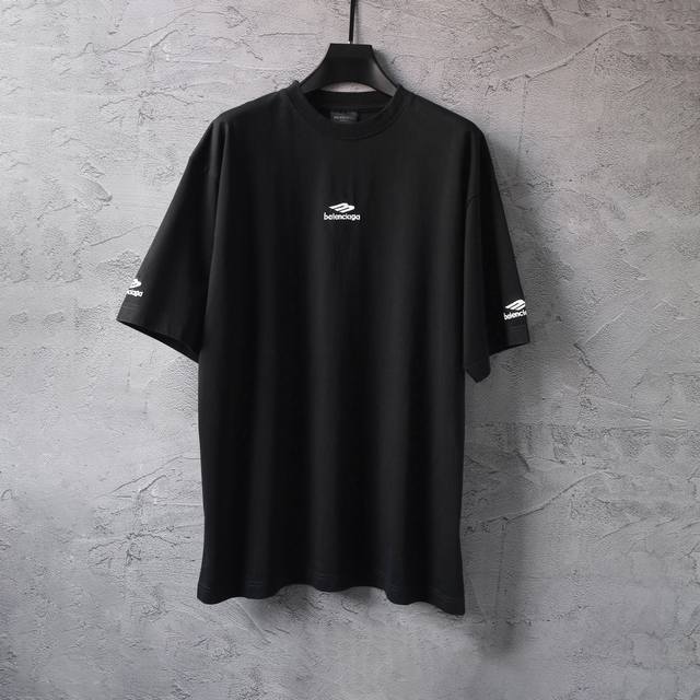 Cx25# Classic Logo embroidered 3B sports short-sleeved T-shirt for men and women