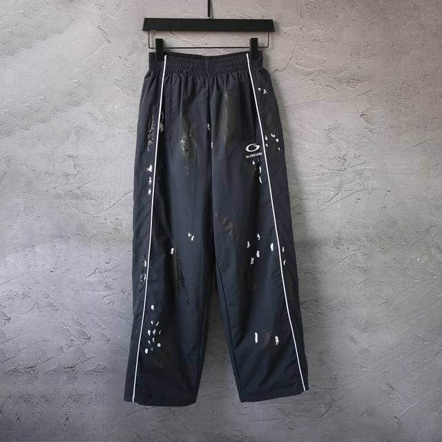 C023# Elastic zipper pocket embroidery mud dyed hand-painted distressed double-l