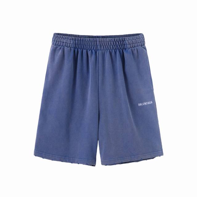 D007# Balenciaga letter Back Hoodie medium version sweatpants shorts Balenciaga