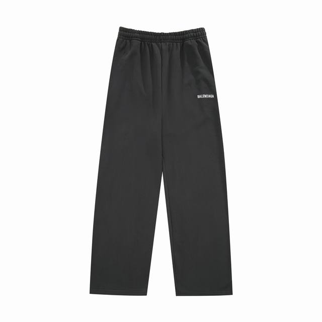 34112# 23Fw Early Autumn New Letter Embroidery Straight Sweatpants Casual Loose