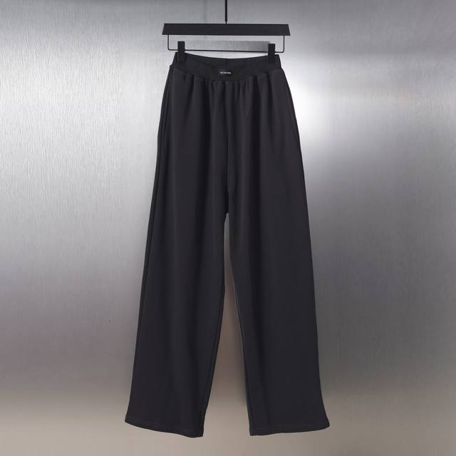 C005# Waistband Logo Ribbon Trousers Sweatpants for Men and Women Size: SML Xl I