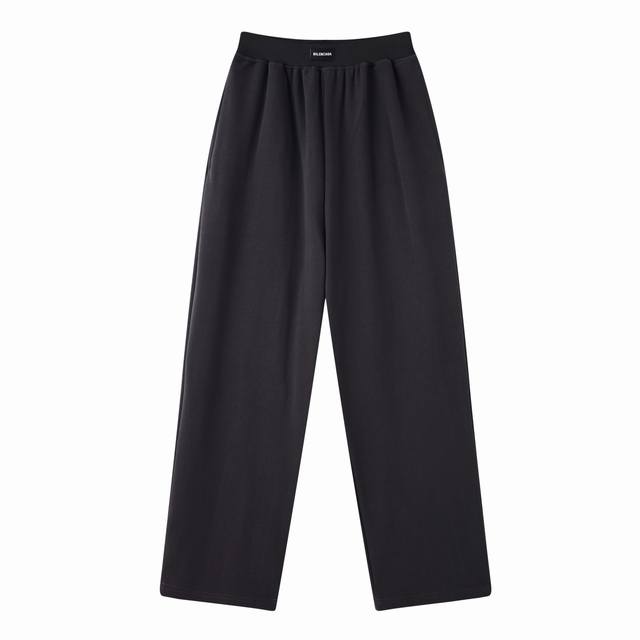 C005# Waistband Logo Ribbon Trousers Sweatpants for Men and Women Size: SML Xl I