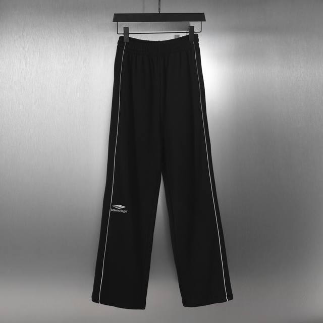 C009# Classic sports series 3B Sports small embroidery double-sided sweatpants s