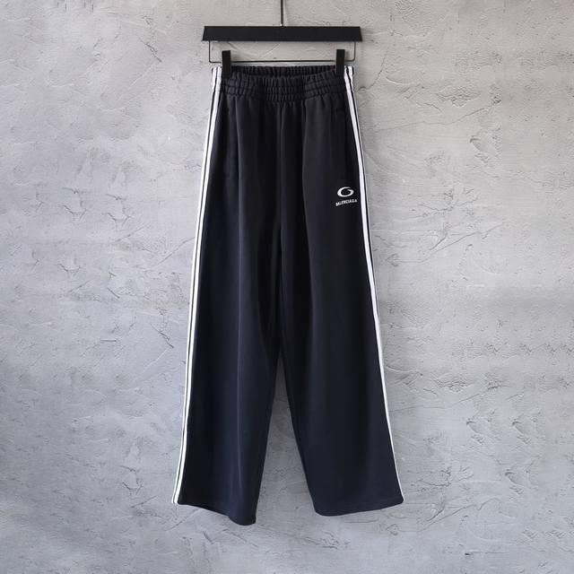 C019# Five-bar 6B embroidered trousers, sweatpants and sports pants for men and